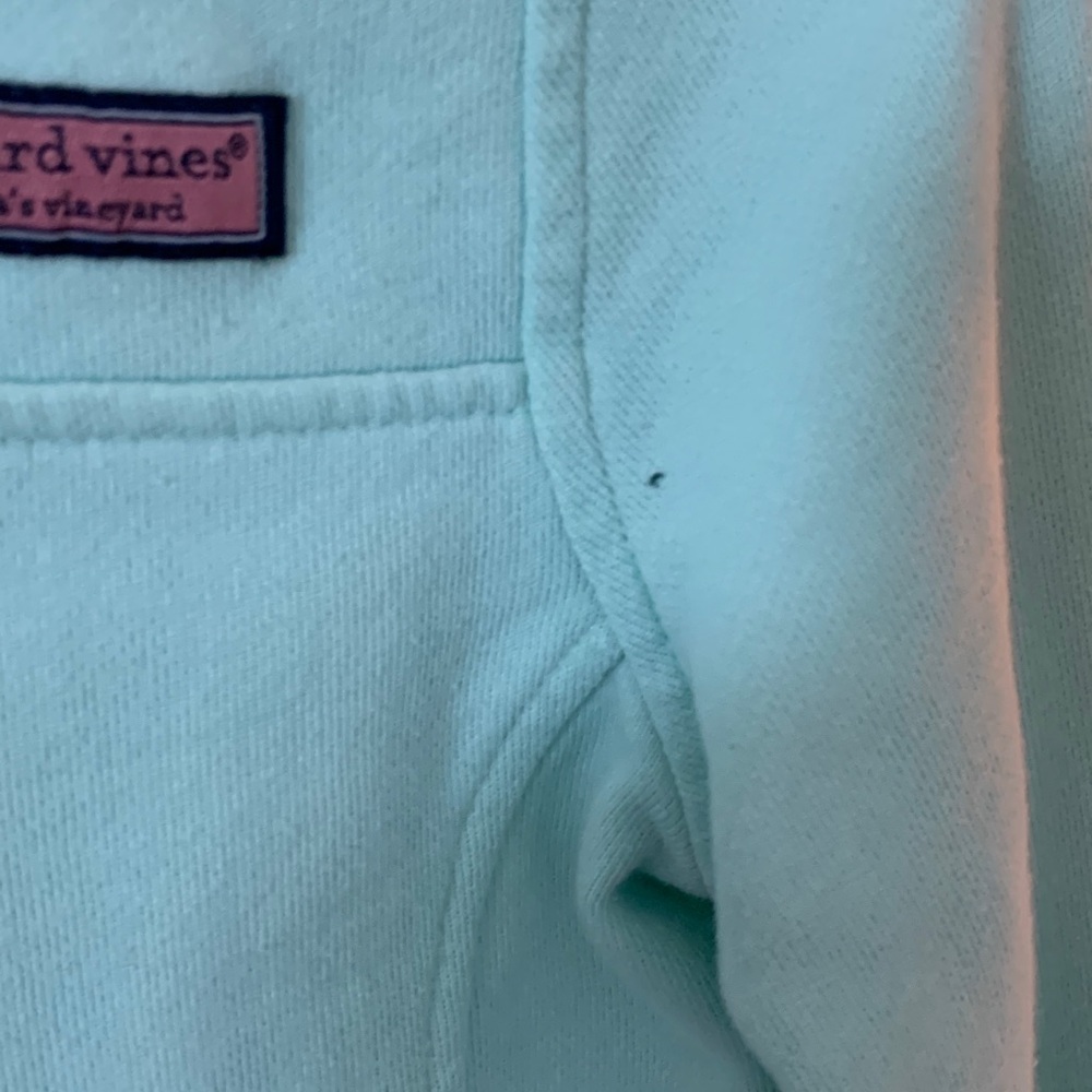 Vineyard Vines Mint Color 1/4 Zip Size S - Picture 6 of 6
